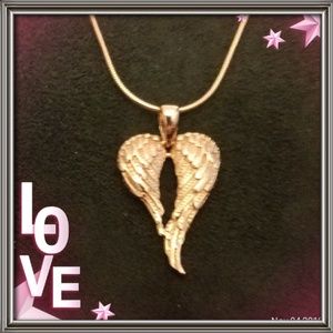 Fallen Angel sterling silver, rose gold plated